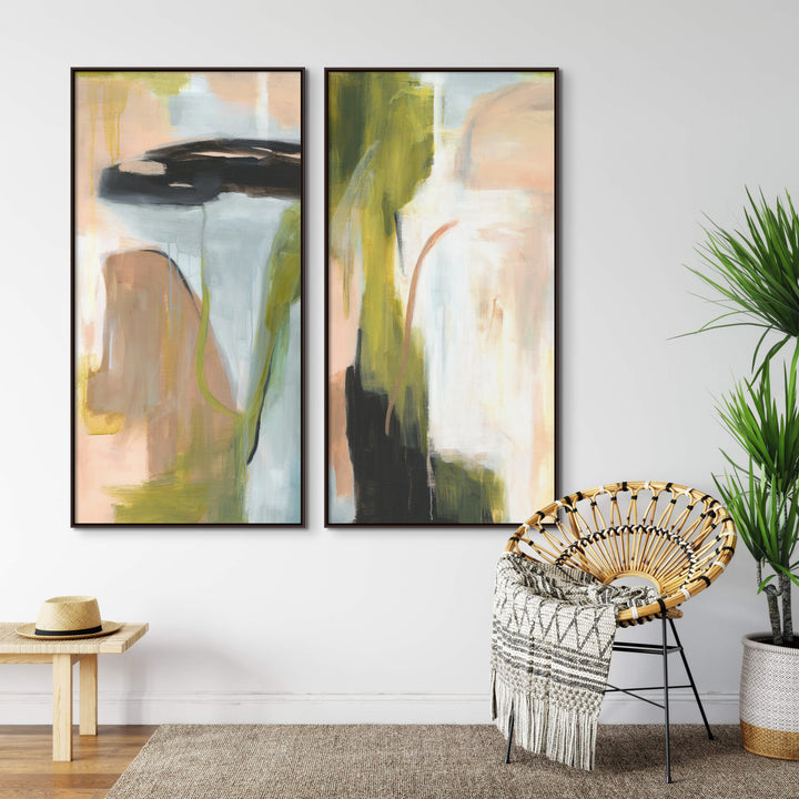 "MAJESTIC FIELD" CANVAS ART DIPTYCH