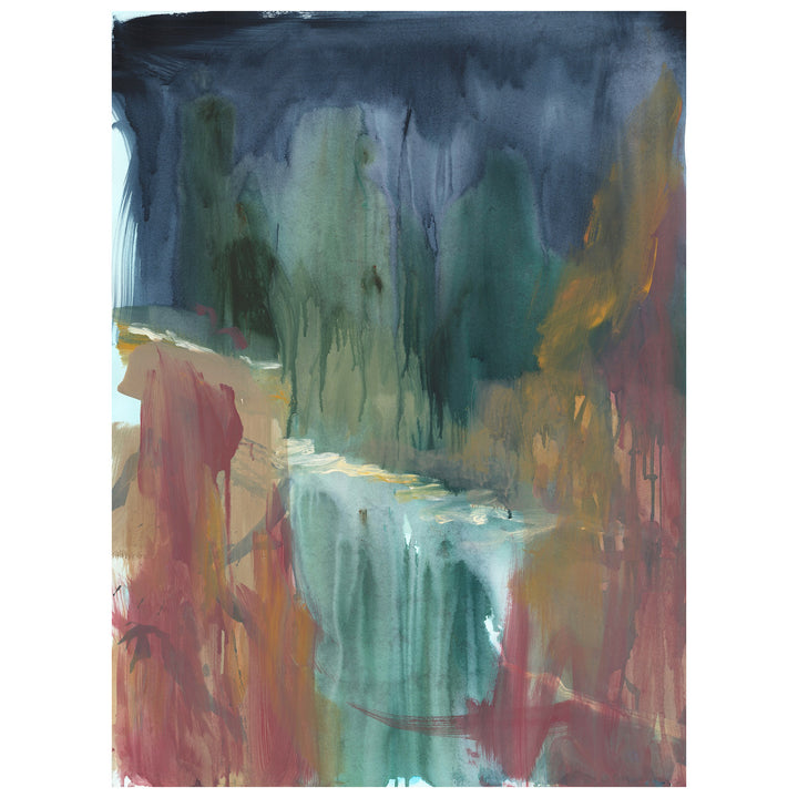 "MELTED RAINBOW" CANVAS ART