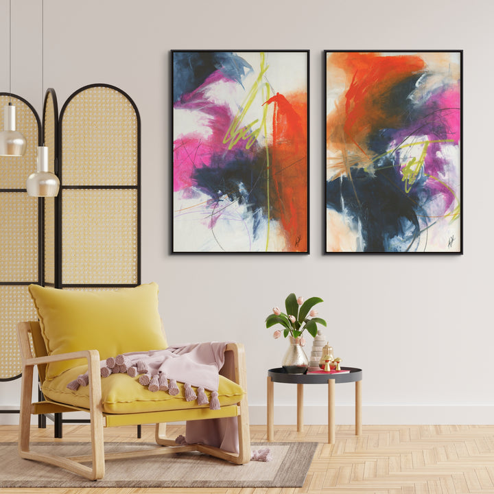 "MOTIVES AND OBJECTIVES I" CANVAS ART