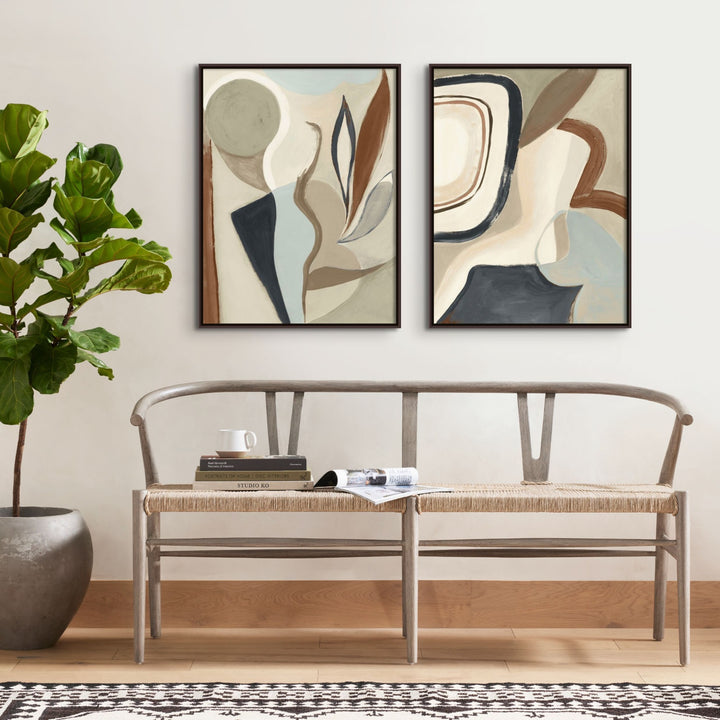 "NATURAL CURVE" CANVAS ART SERIES