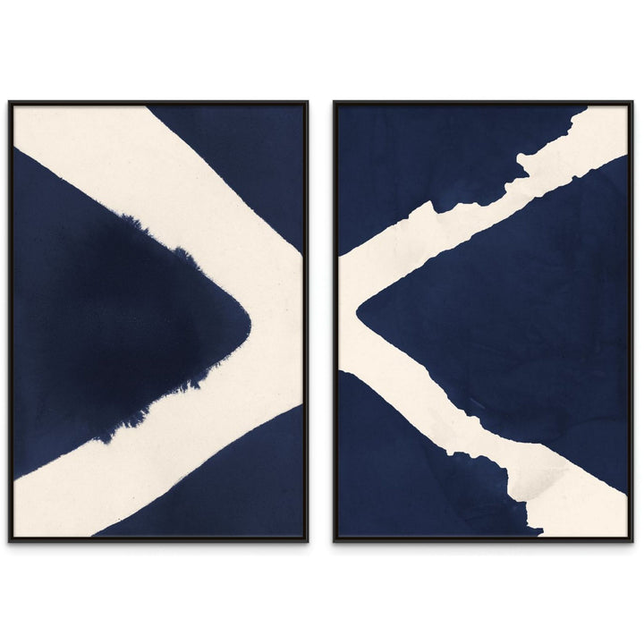 "NAVY ARROW" CANVAS ART