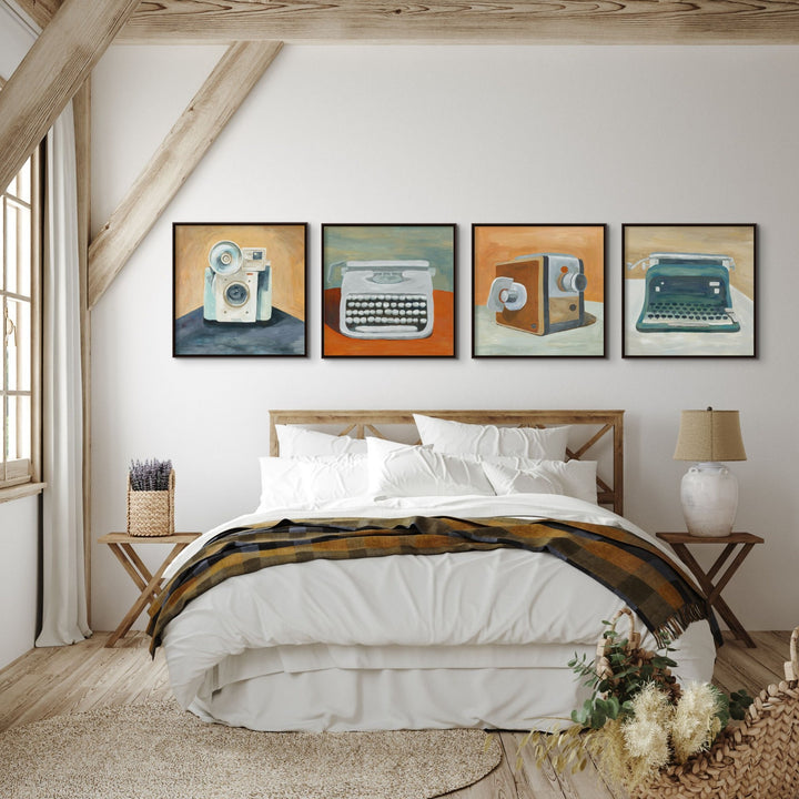 "OLD MEMORIES" CANVAS ART | SET OF 4