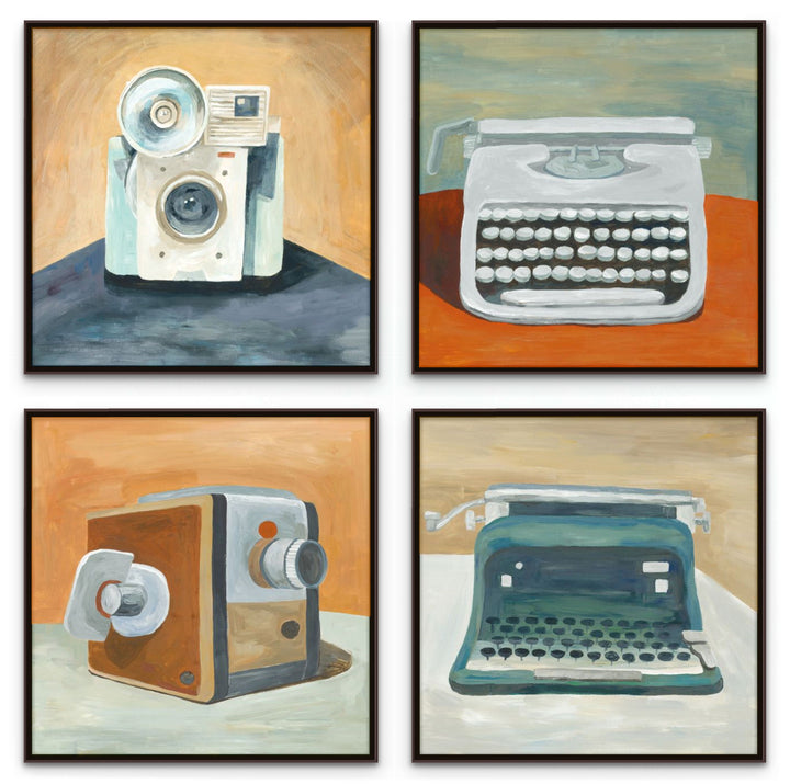 "OLD MEMORIES" CANVAS ART | SET OF 4