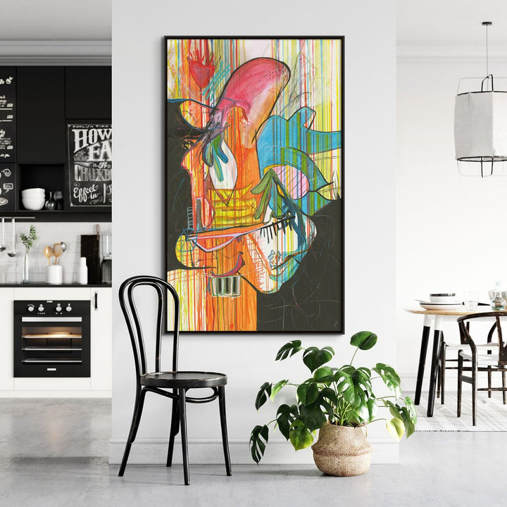"OVER UNDER" CANVAS ART