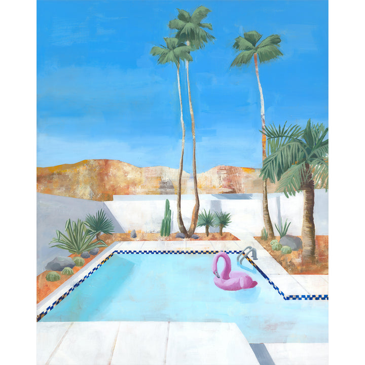 "PALM SPRINGS III" CANVAS ART40" - 49"W50" - 59"H52GCFC0897