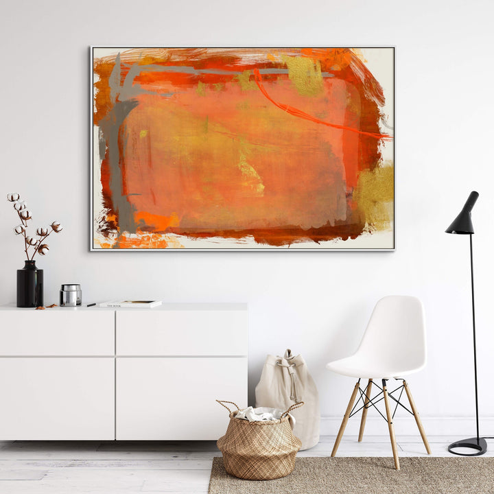 "PERSIMMON SPLASH" CANVAS ART