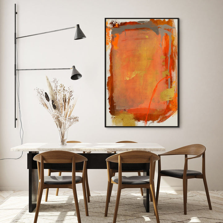 "PERSIMMON SPLASH" CANVAS ART