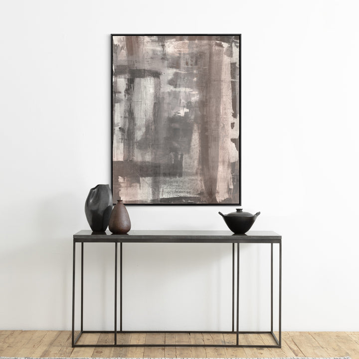 "PINK CLOUD AND GRAY" CANVAS ART