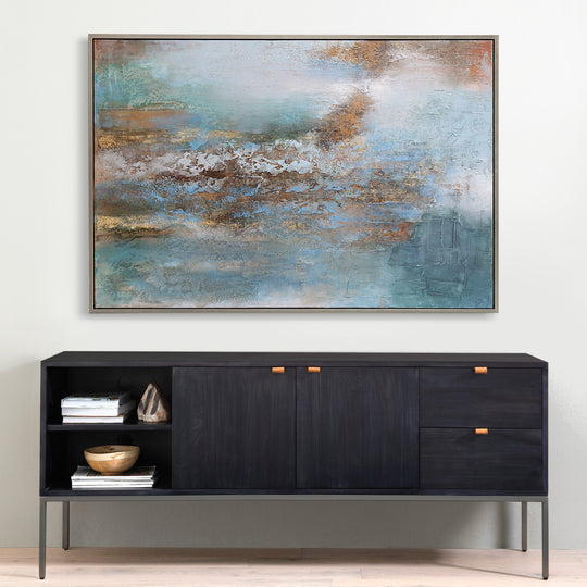 "RENDEZVOUS" HAND PAINTED CANVAS ART