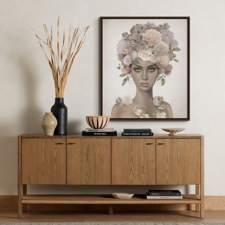 "SHE COMES IN COLORS" CANVAS ART