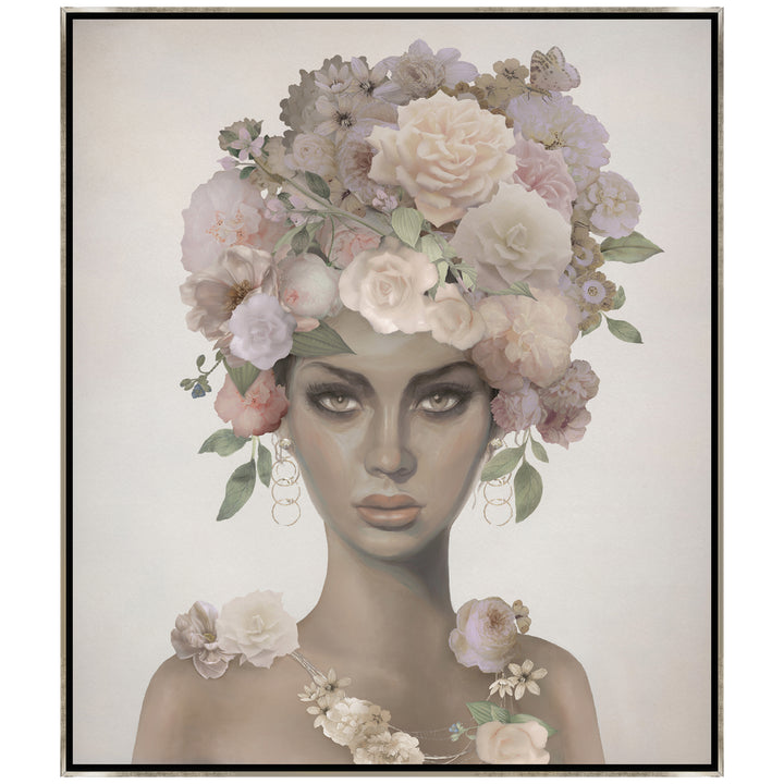 "SHE COMES IN COLORS" CANVAS ART