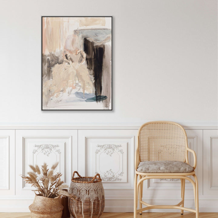 "SHE RUNS IN HEELS" CANVAS ART