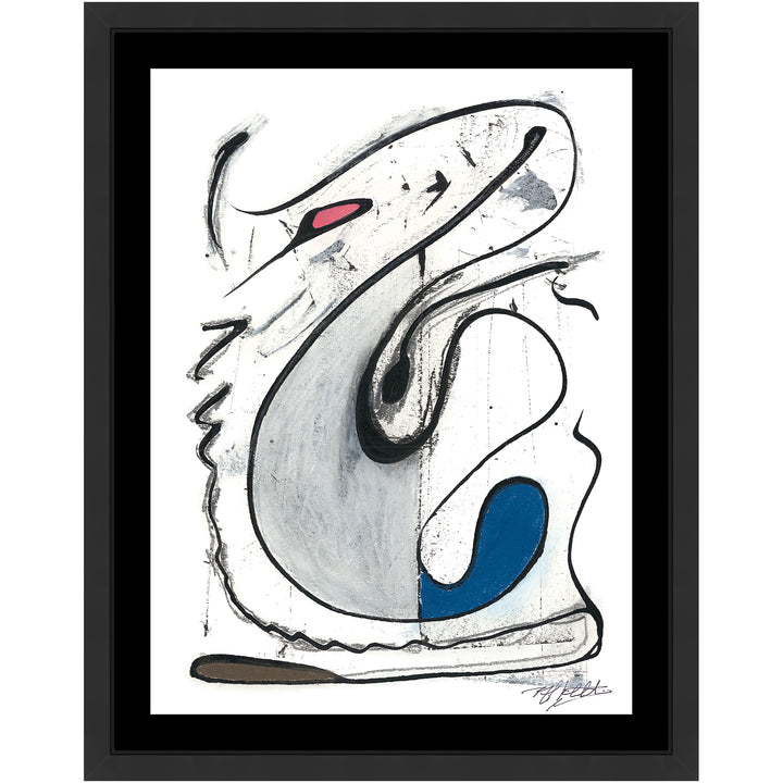 "SOUVENIRS DU PRINTEMPS" GLASS FRAMED PRINT