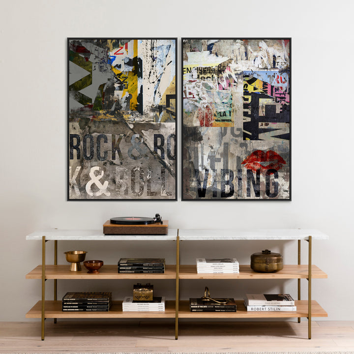 "STREET SPIRIT" CANVAS ART DIPTYCH
