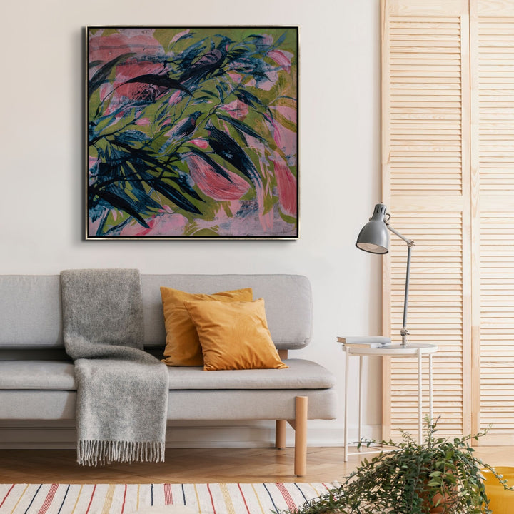 "THREE WISE BIRDS" CANVAS ART