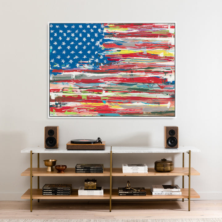 "USA" CANVAS ART