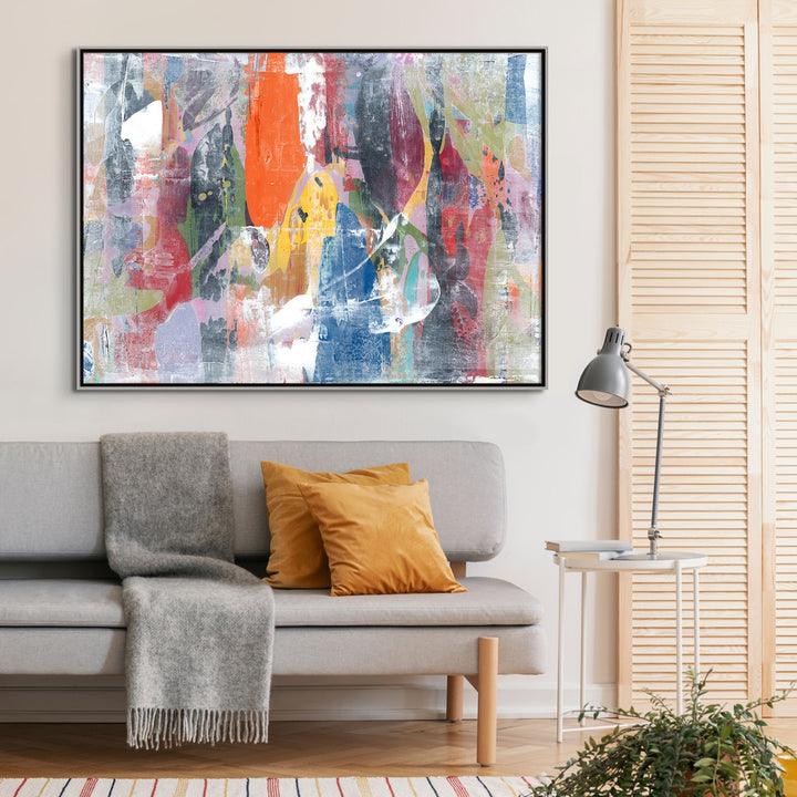 "VARIETAL COLORS IN MOTION II" CANVAS ART