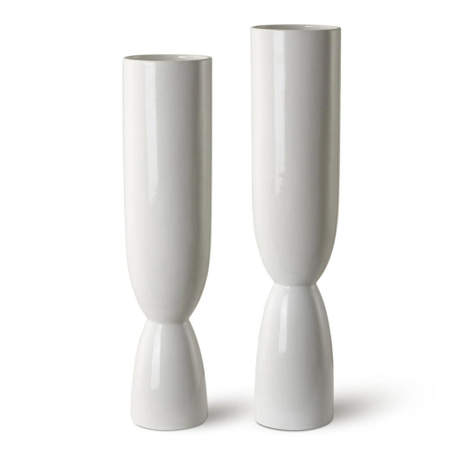 KIMIST WHITE VASES | SET OF 2