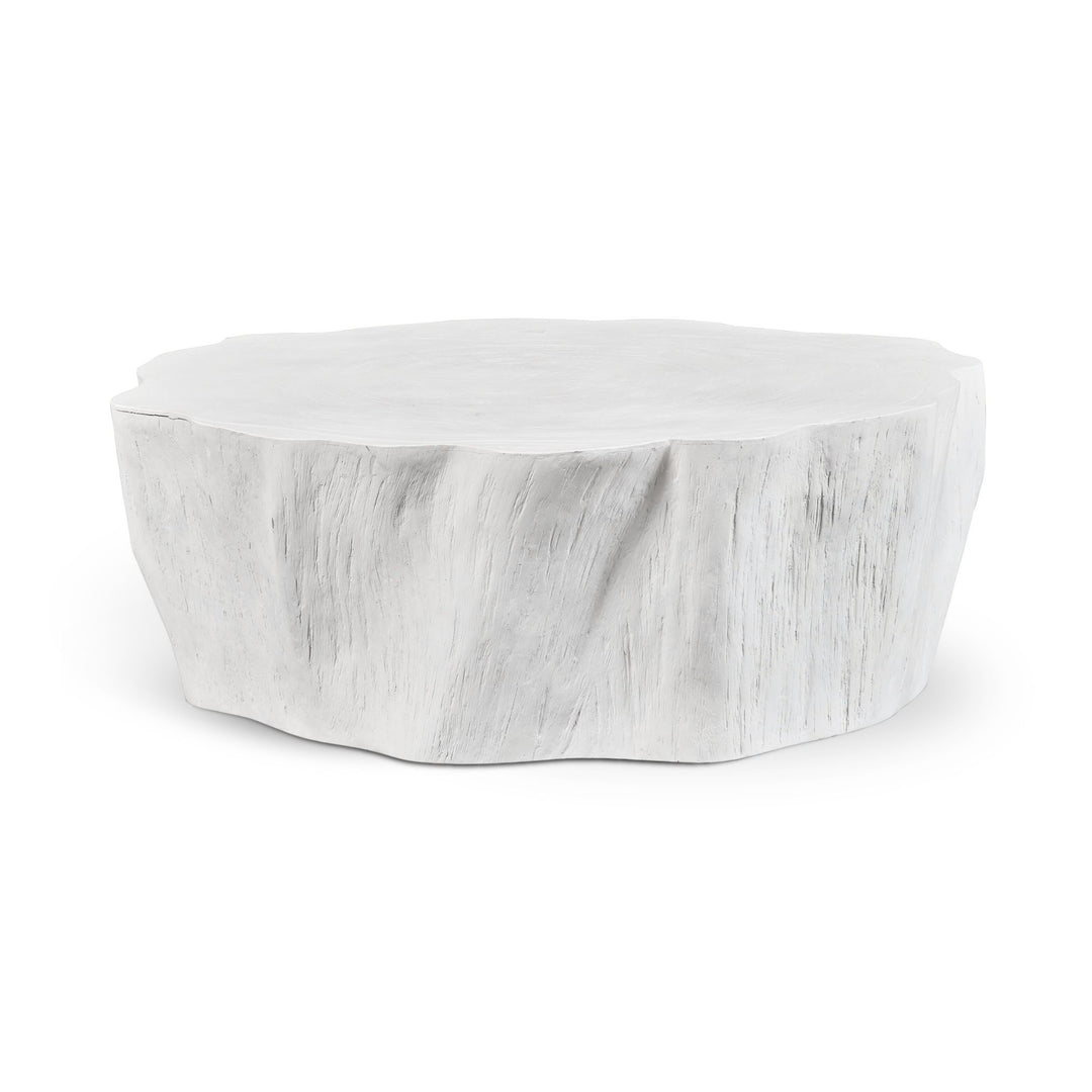 WOODS EDGE WHITE COFFEE TABLE