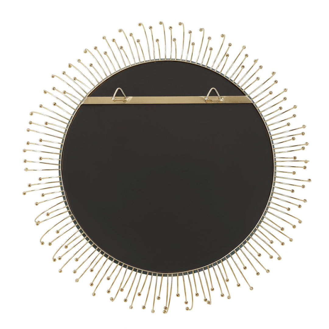 AGA GOLD BURST ROUND MIRROR