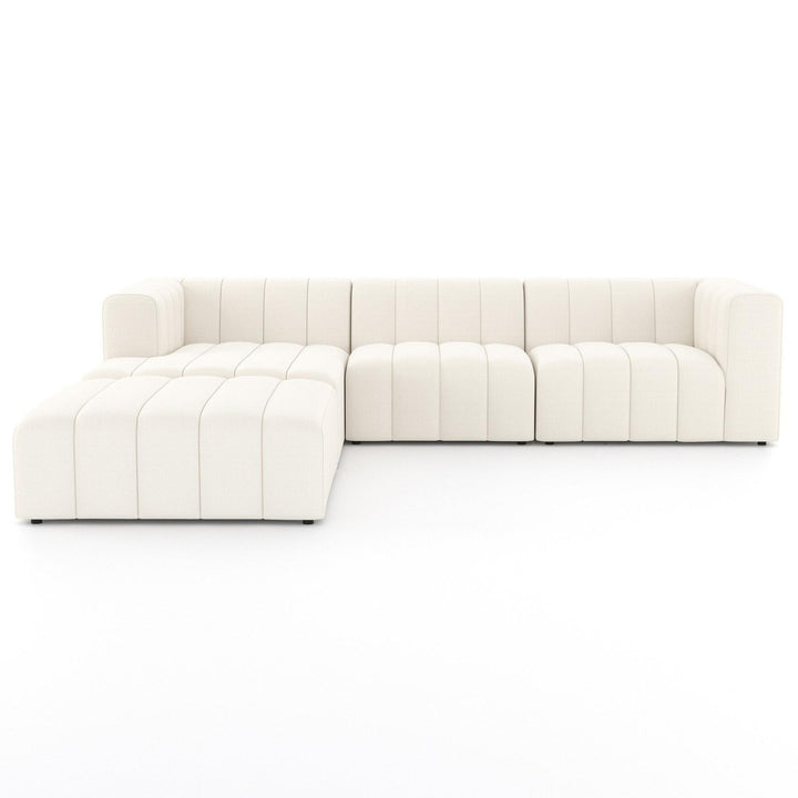 LANGHAM CHANNELED 3-PIECE SECTIONAL SOFA