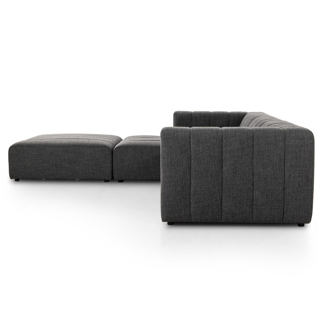 LANGHAM CHANNELED 3-PIECE SECTIONAL SOFA