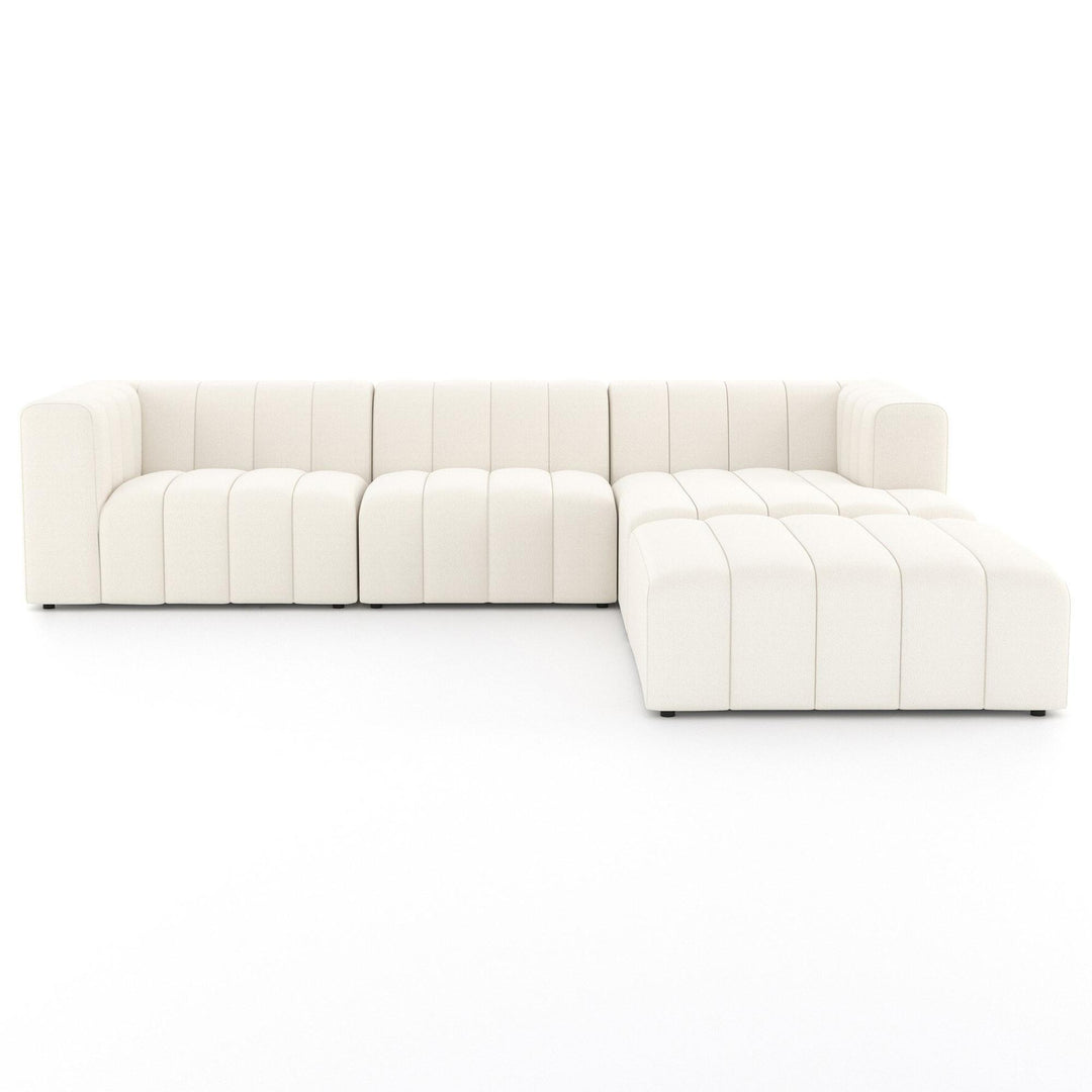 LANGHAM CHANNELED 3-PIECE SECTIONAL SOFA