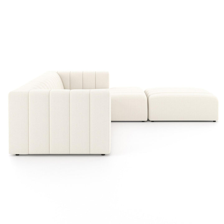 LANGHAM CHANNELED 3-PIECE SECTIONAL SOFA