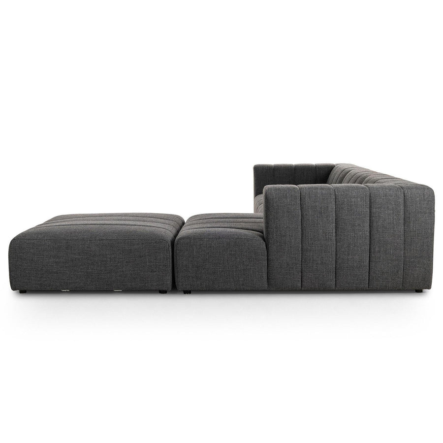 LANGHAM CHANNELED 3-PIECE SECTIONAL SOFA