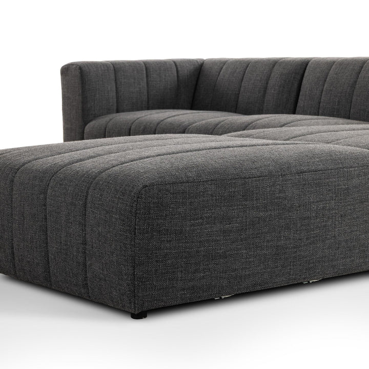 LANGHAM CHANNELED 3-PIECE SECTIONAL SOFA