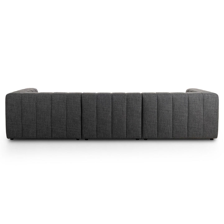 LANGHAM CHANNELED 3-PIECE SECTIONAL SOFA