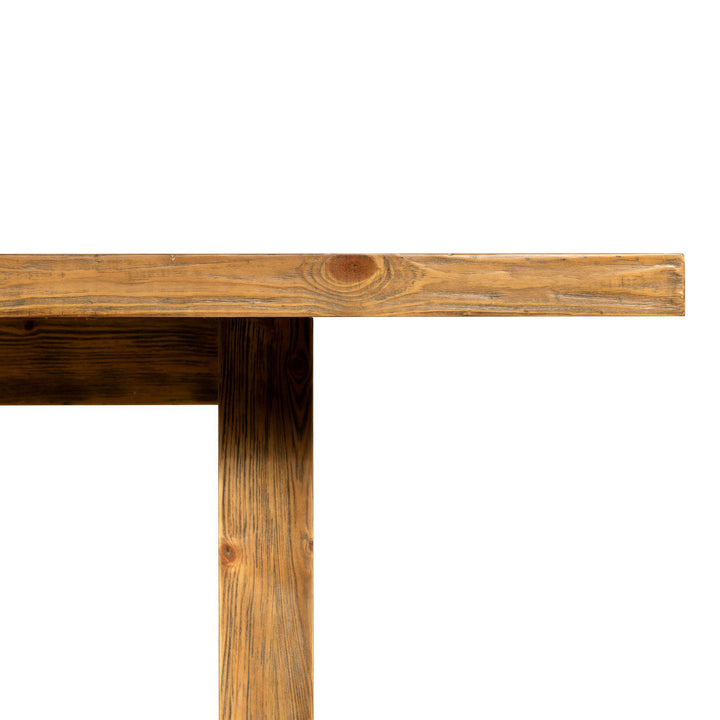 OTTO 87" PINE WOOD DINING TABLE