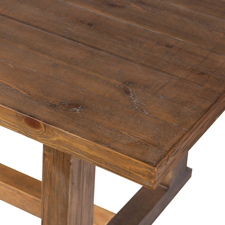 OTTO 87" PINE WOOD DINING TABLE