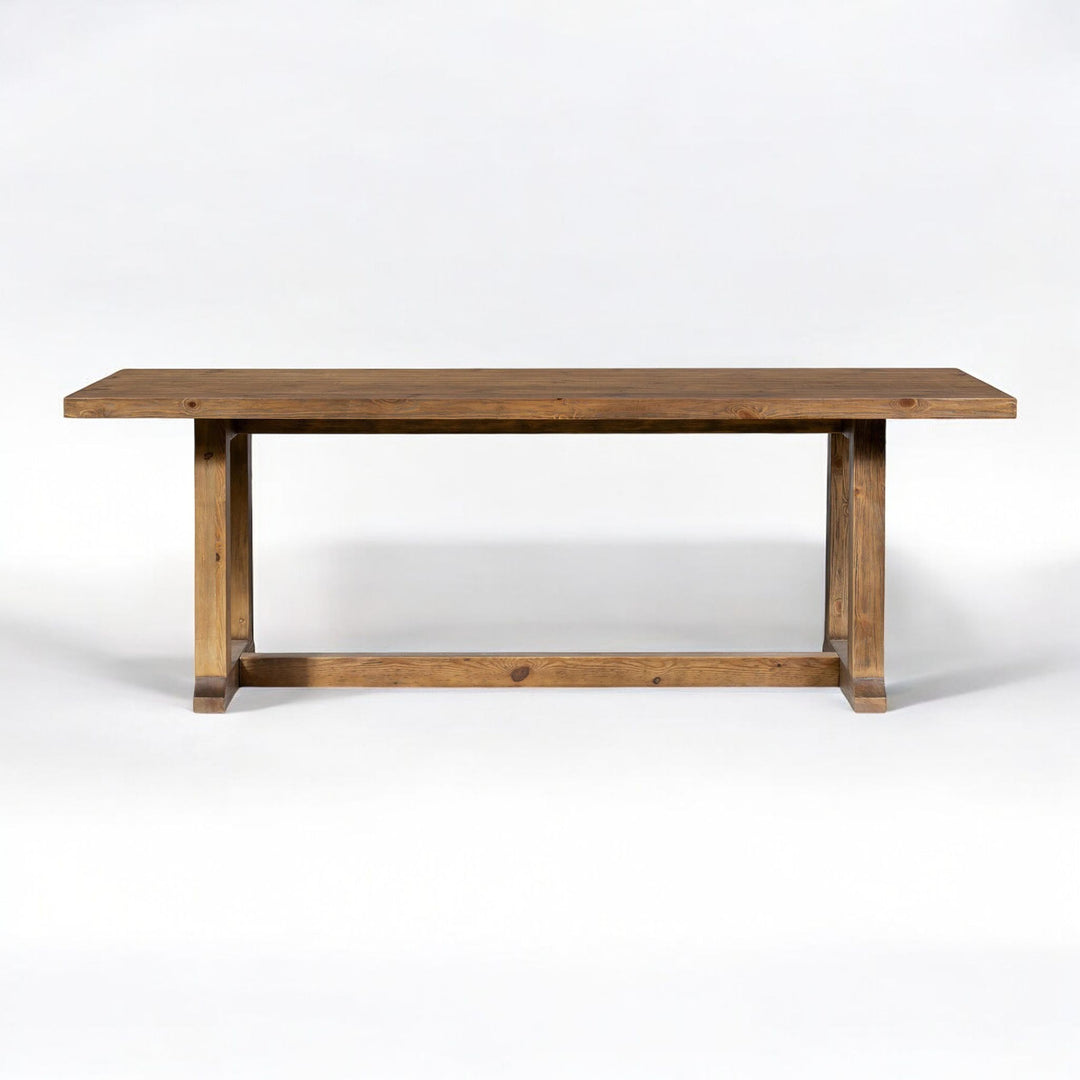 OTTO 87" PINE WOOD DINING TABLE