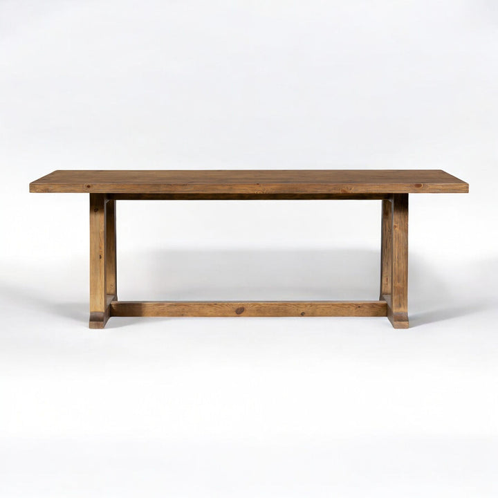 OTTO 87" PINE WOOD DINING TABLE