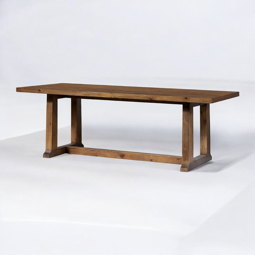 OTTO 87" PINE WOOD DINING TABLE