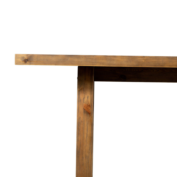 OTTO 110" PINE WOOD DINING TABLE