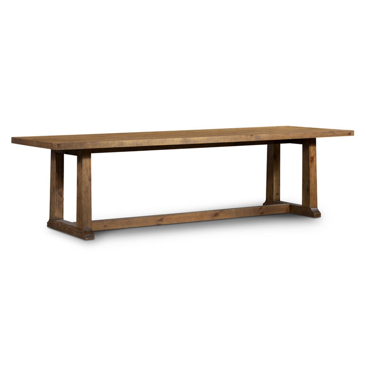 OTTO 110" PINE WOOD DINING TABLE