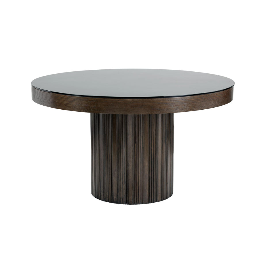 JAKARTA 51" DINING TABLE - BROWN - FRONT VIEW