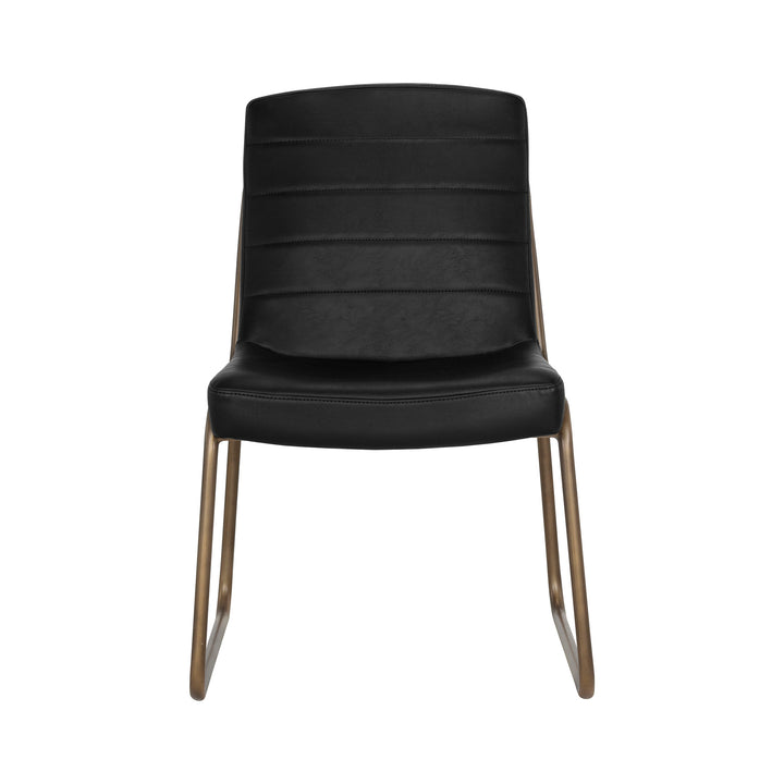 ANTON VINTAGE BLACK DINING CHAIR - Main View