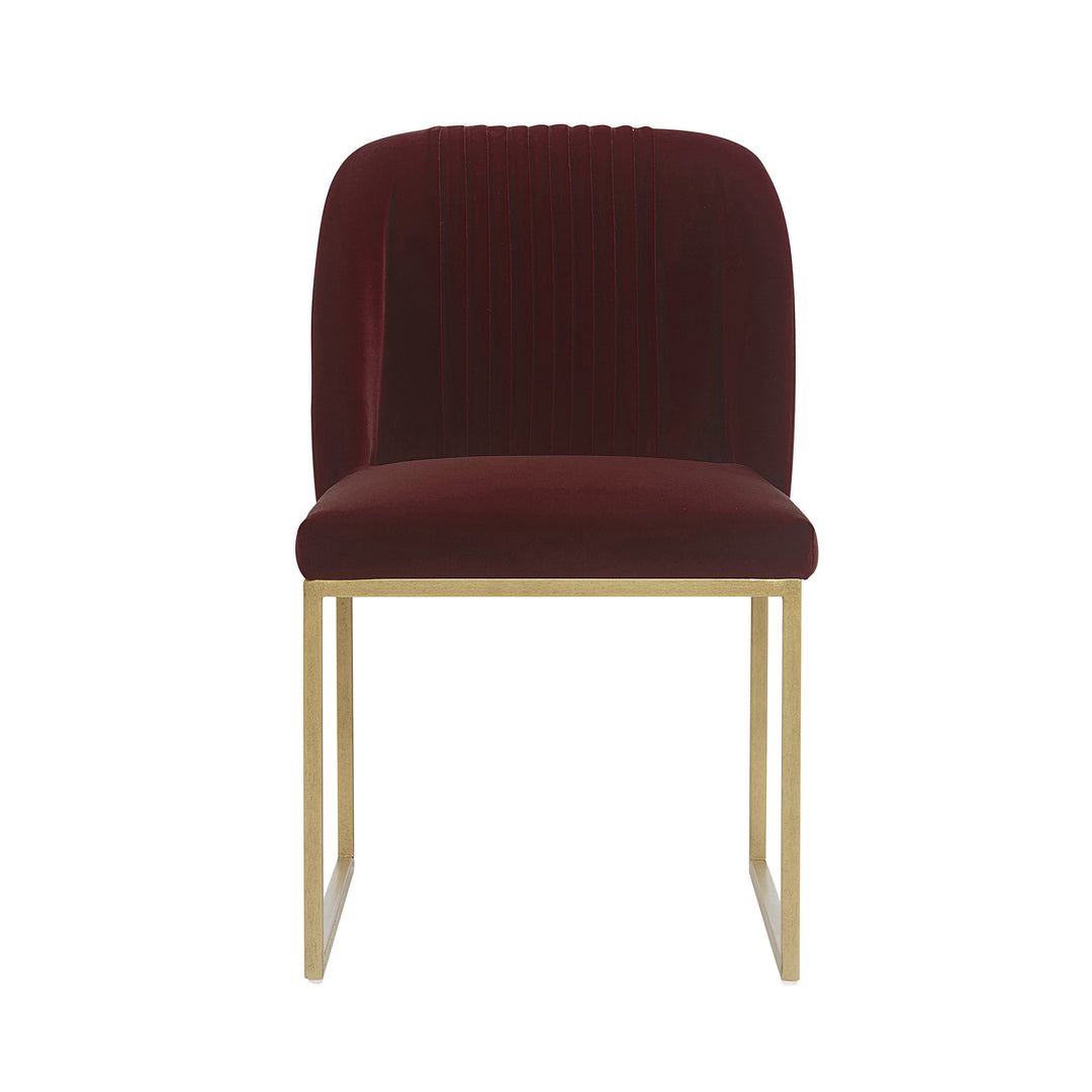 NEVIN DINING CHAIR - MERLOT - Main View