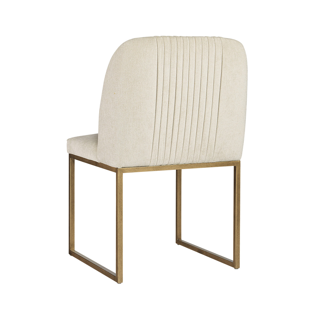 NEVIN DINING CHAIR - POLO CLUB MUSLIN - Back View