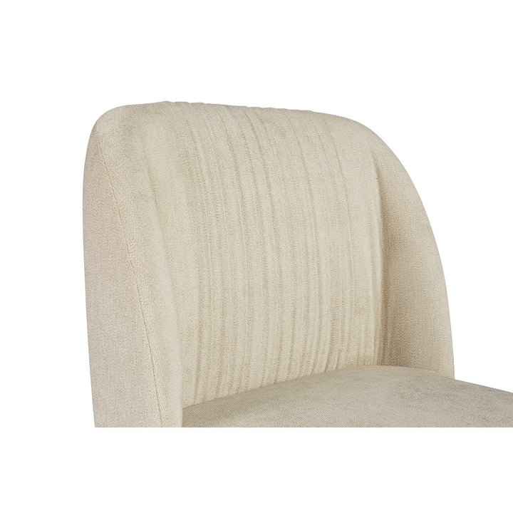 NEVIN DINING CHAIR - POLO CLUB MUSLIN - Closeup View