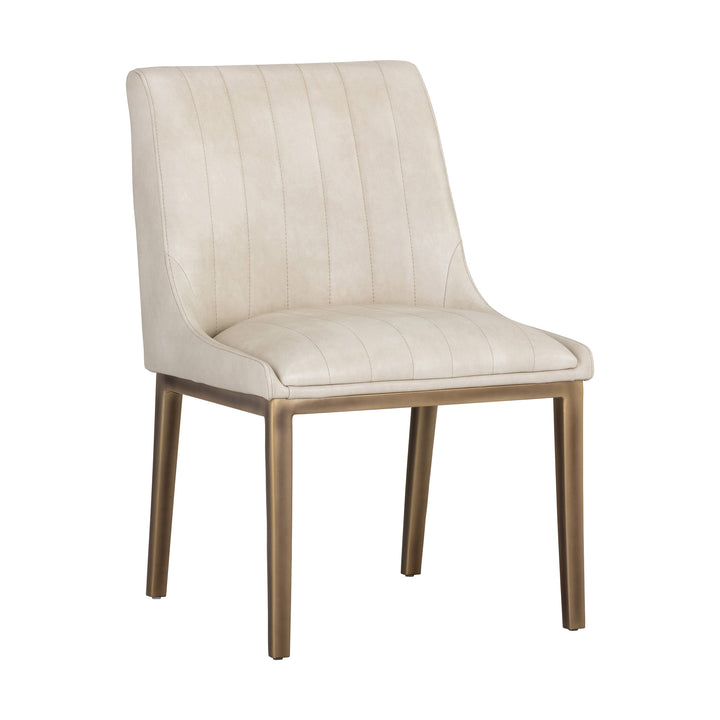 HALDEN DINING CHAIR - BRAVO CREAM - Front View