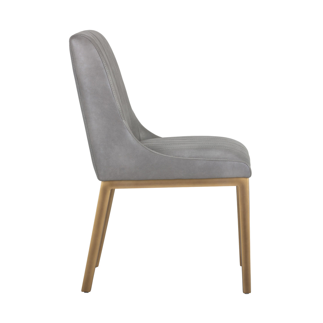 HALDEN DINING CHAIR - BRAVO METAL - Side View