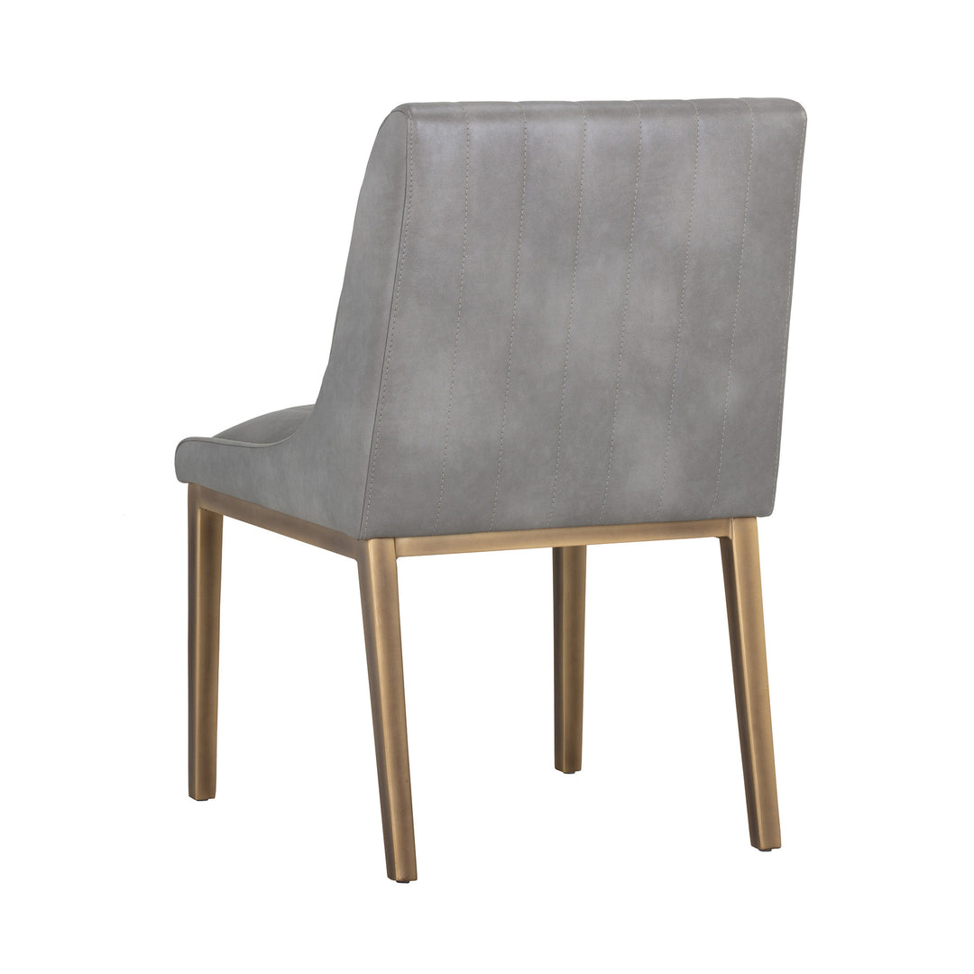 HALDEN DINING CHAIR - BRAVO METAL - Back View