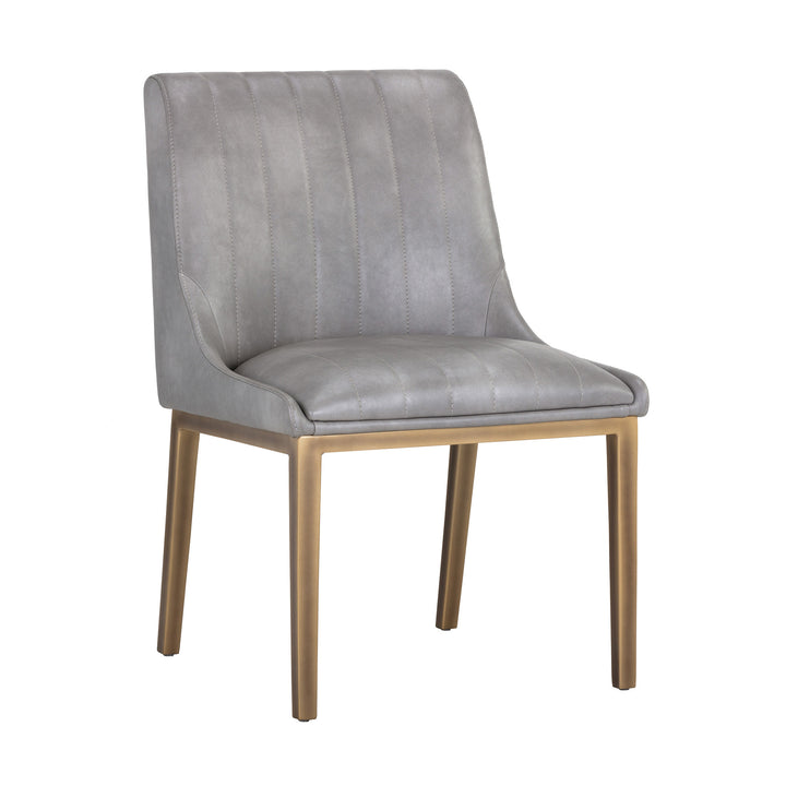 HALDEN DINING CHAIR - BRAVO METAL - Front View