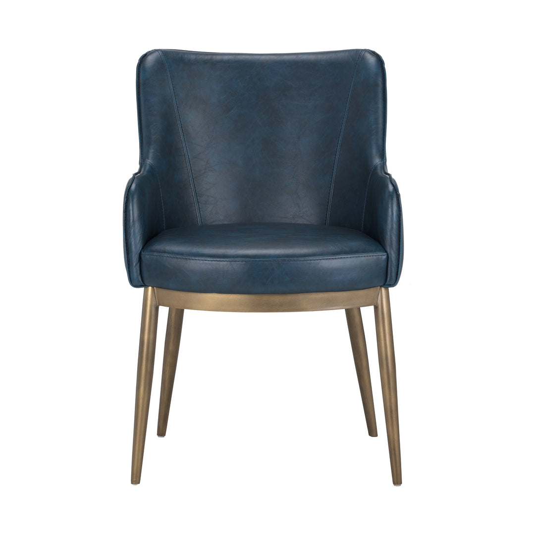 FRANKLIN DINING ARMCHAIR - VINTAGE BLUE - Main View