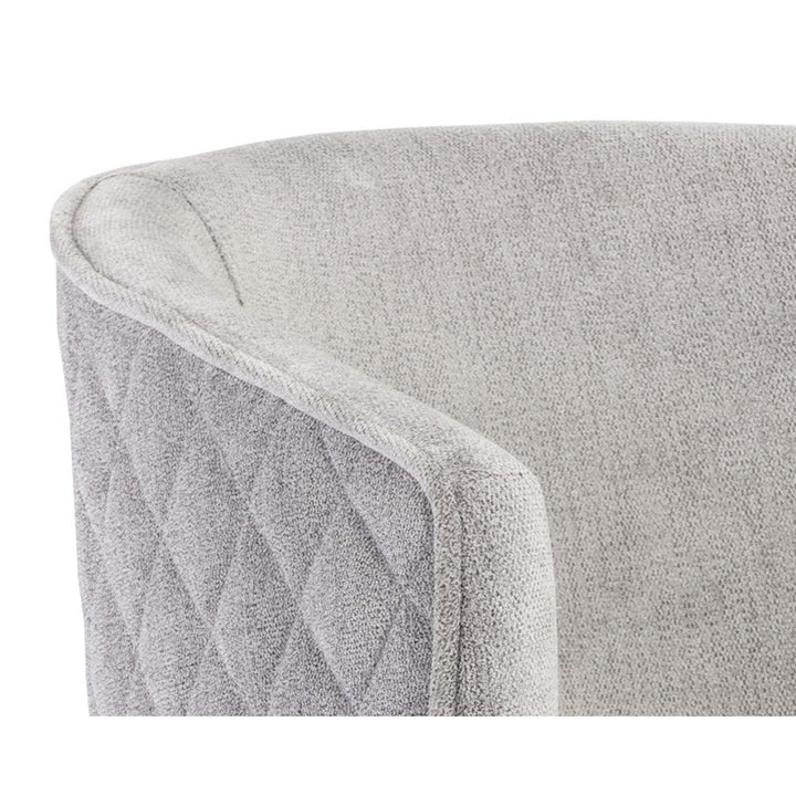 CORNELLA DINING ARMCHAIR - POLO CLUB STONE - Closeup View