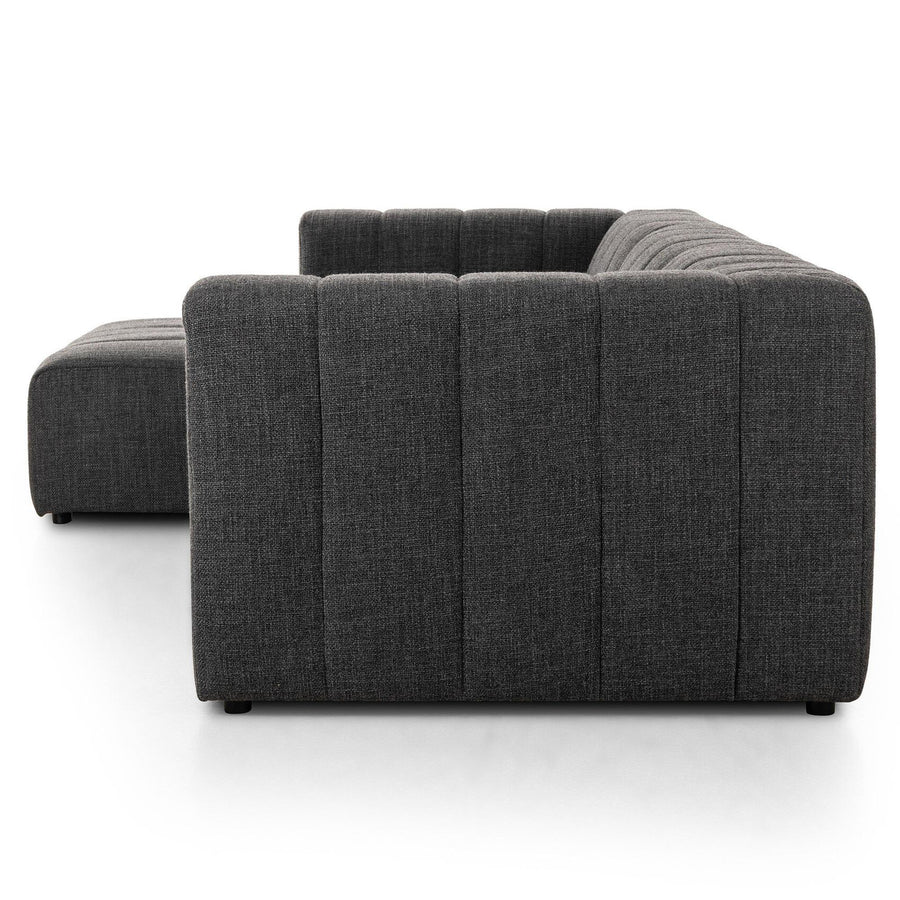 LANGHAM CHANNELED 3-PIECE SECTIONAL SOFA